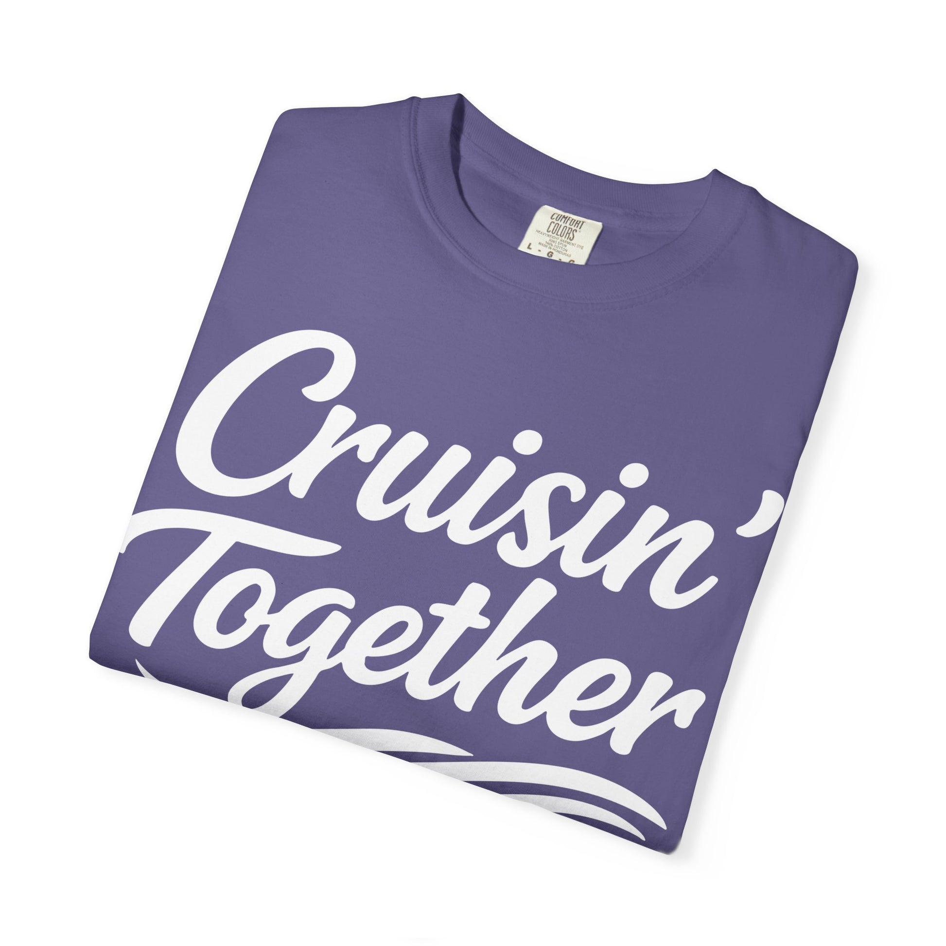 Cruisin Together Group Unity Shirt with Bold Script and Wave Design Comfort - View 32 - Best Cruise Shirts