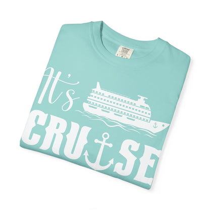 It’s Cruise Time Shirt - Nautical Ship Anchor Wheel Bold Graphic Comfort - View 21 - Best Cruise Shirts