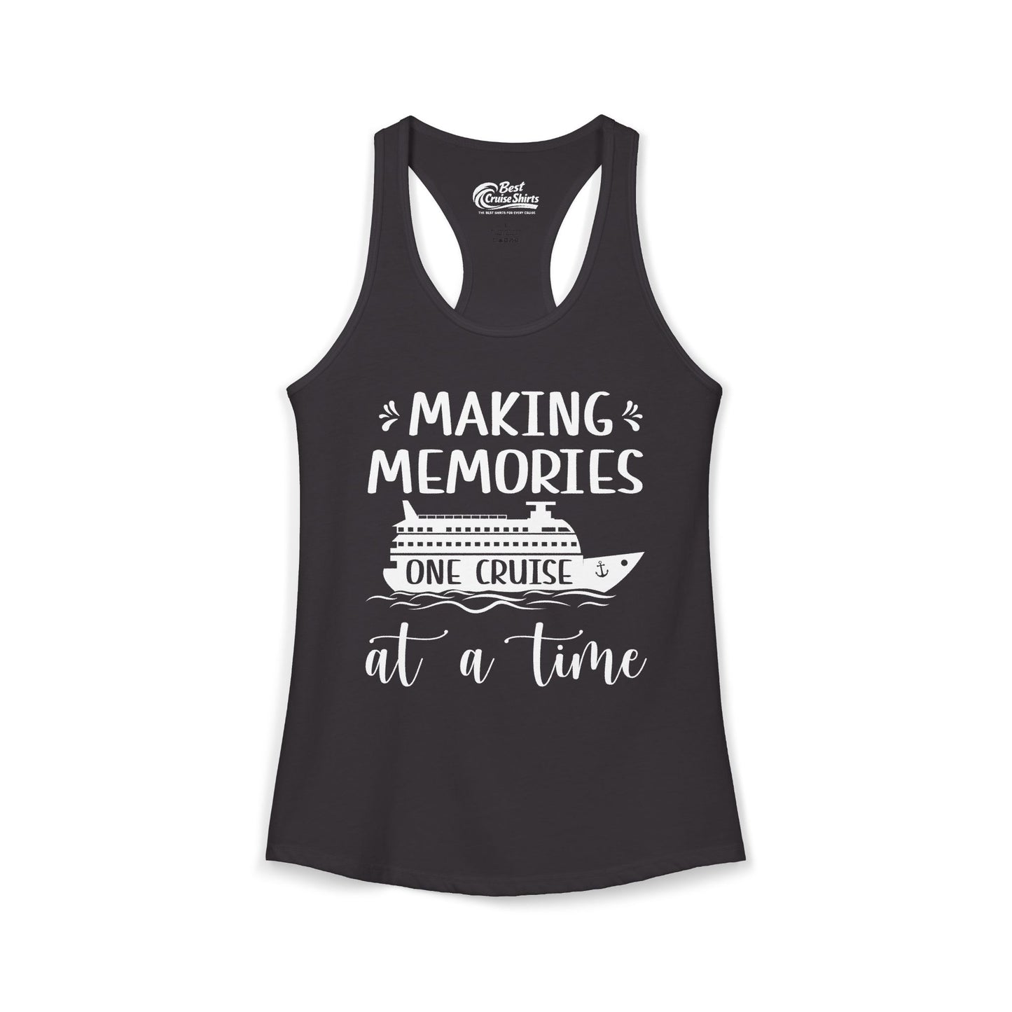 Making Memories One Cruise at a Time Nautical Family Cruise Shirt Ladies Tank - Best Cruise Shirts