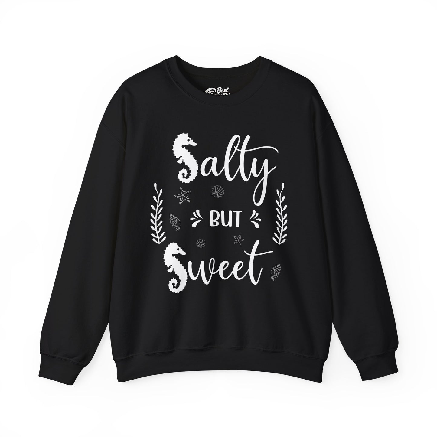 Salty But Sweet Seahorse Ocean Beach Shirt - Whimsical Summer Tee Sweatshirt - Best Cruise Shirts