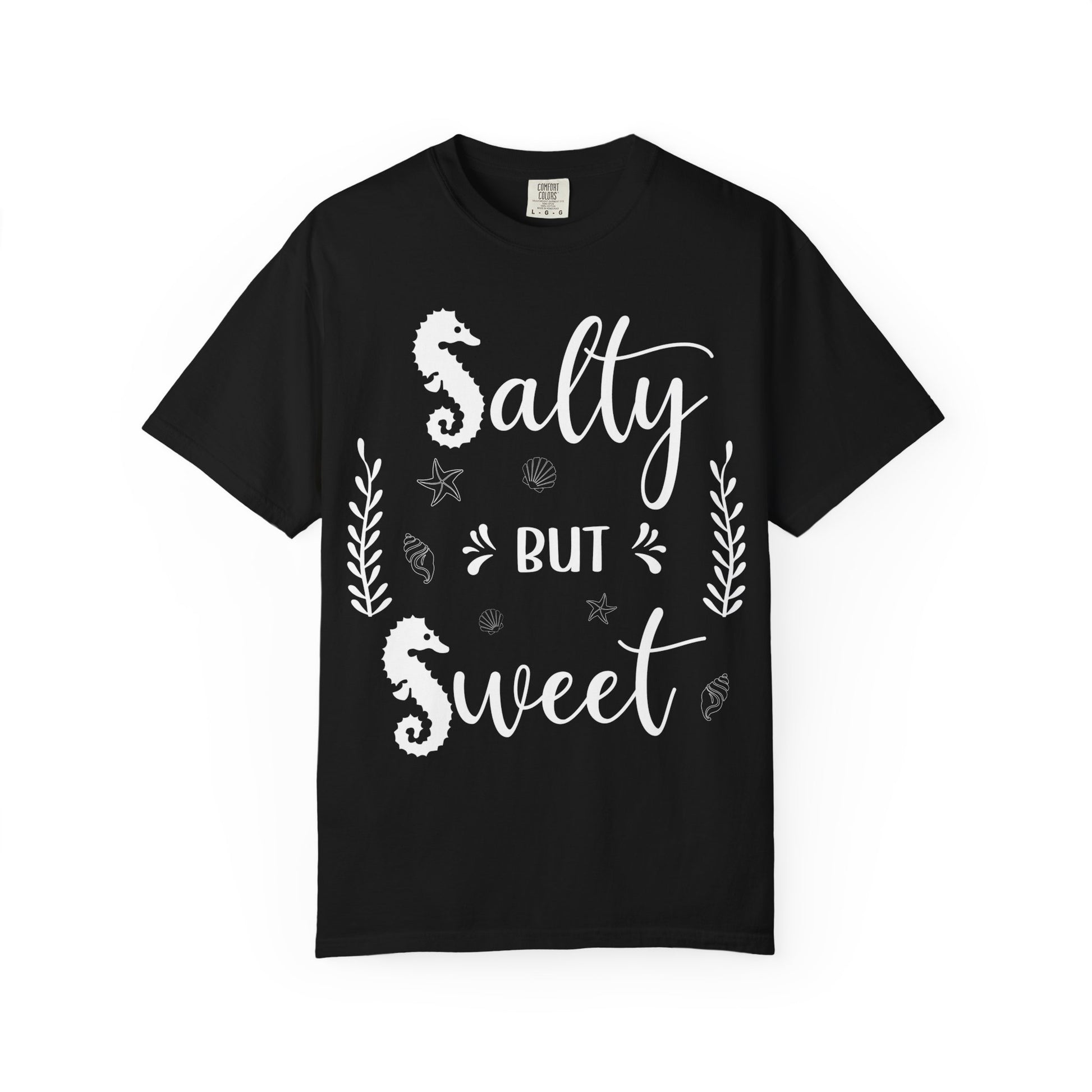 Salty But Sweet Seahorse Ocean Beach Shirt - Whimsical Summer Tee Comfort - Best Cruise Shirts