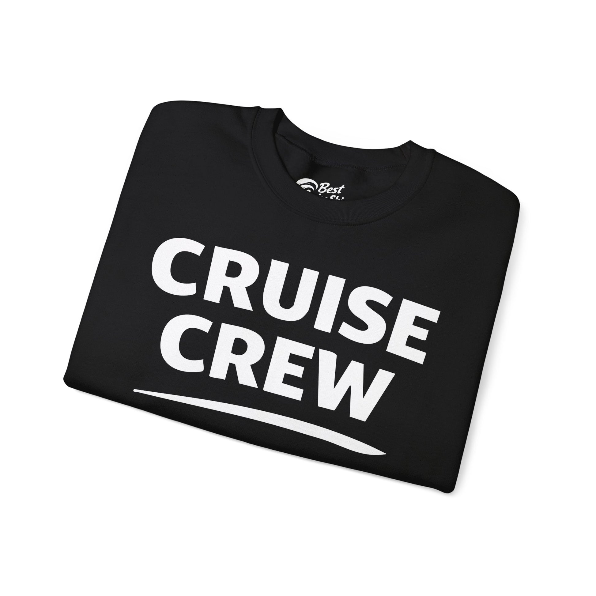 Cruise Crew Shirt - Bold Matching Group Cruise Vacation Apparel Sweatshirt - View 3 - Best Cruise Shirts