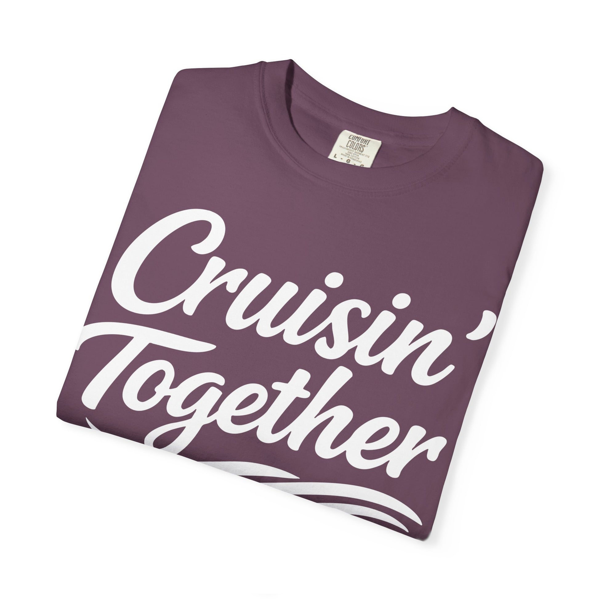Cruisin Together Group Unity Shirt with Bold Script and Wave Design Comfort - View 35 - Best Cruise Shirts