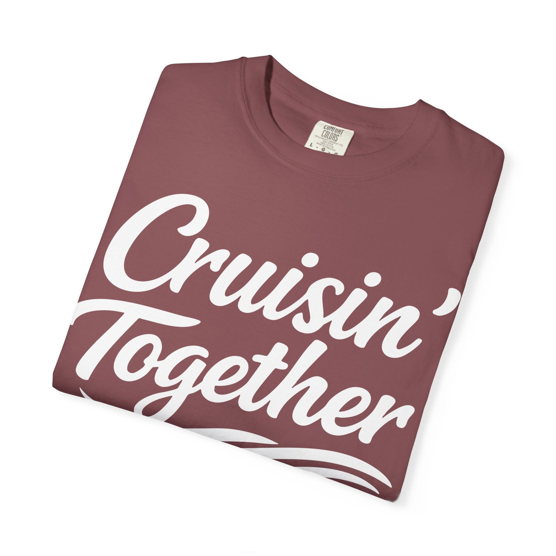 Cruisin Together Group Unity Shirt with Bold Script and Wave Design Comfort - View 11 - Best Cruise Shirts