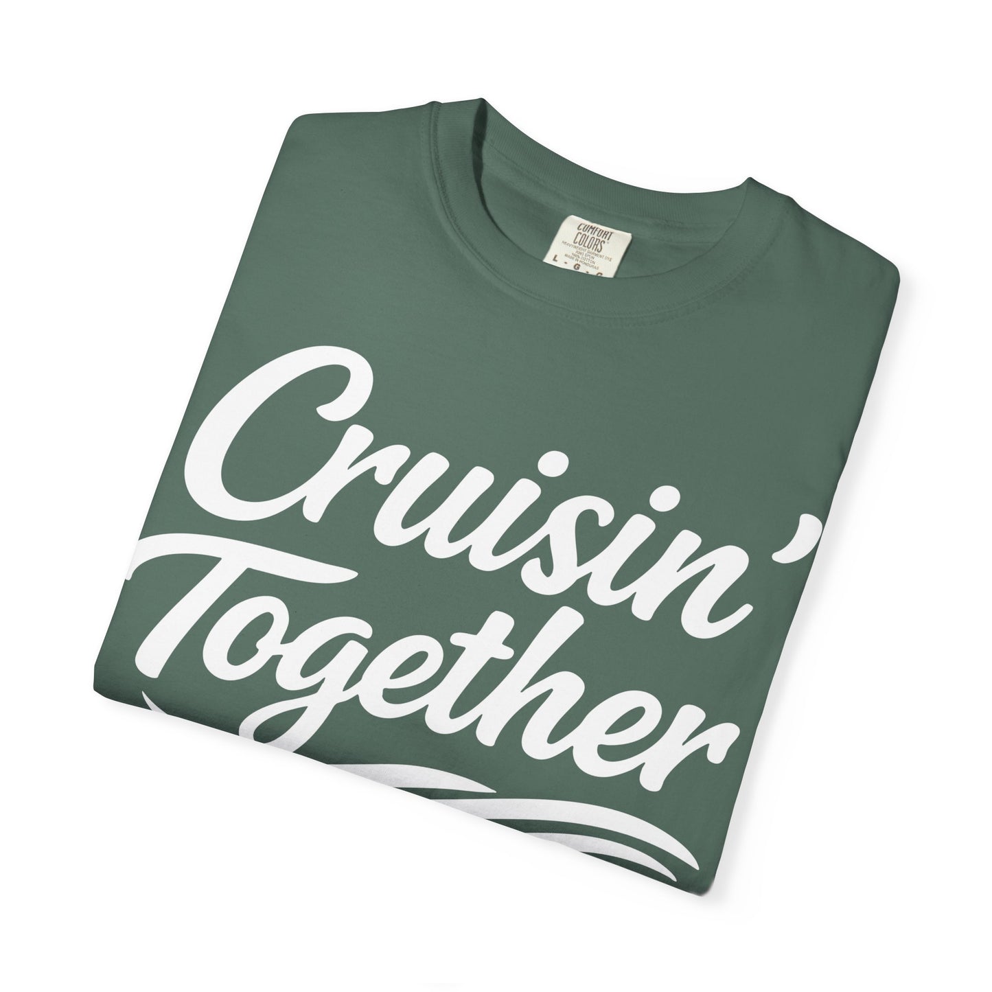 Cruisin Together Group Unity Shirt with Bold Script and Wave Design Comfort - View 23 - Best Cruise Shirts