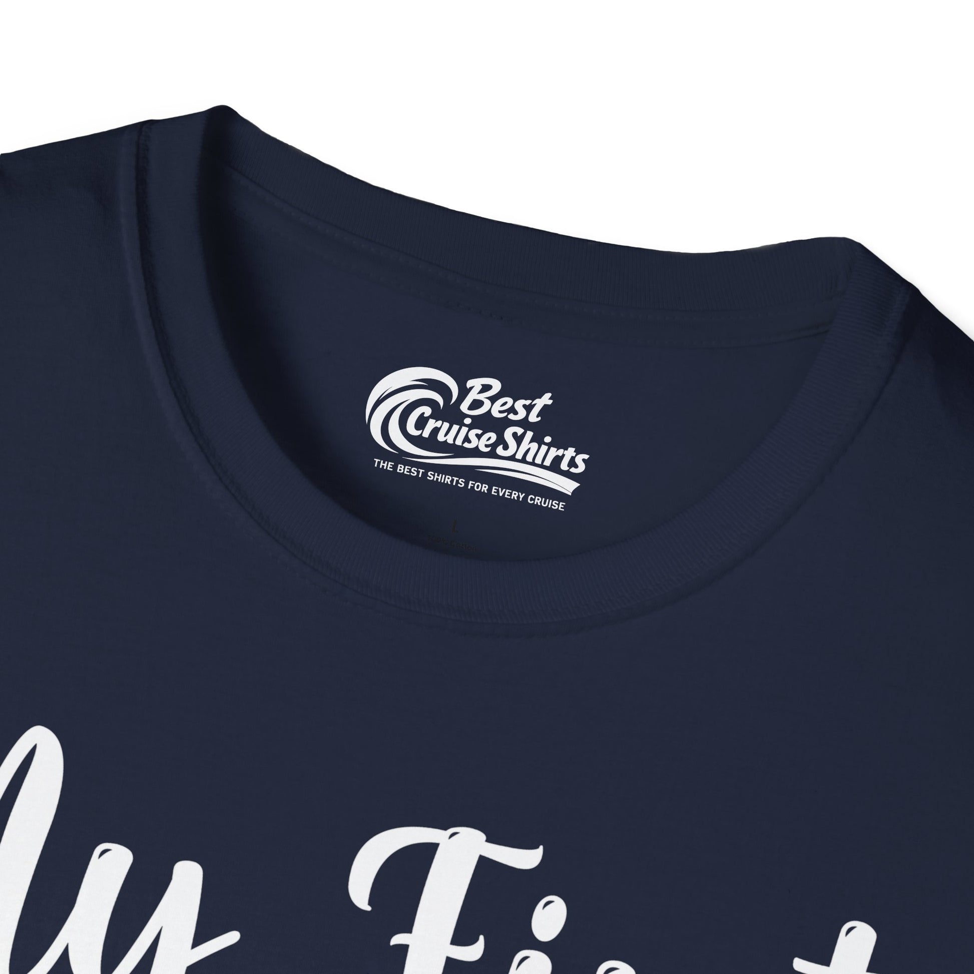 My First Cruise Shirt - Nautical Ship Anchor Starfish Waves Design T-Shirt - View 5 - Best Cruise Shirts