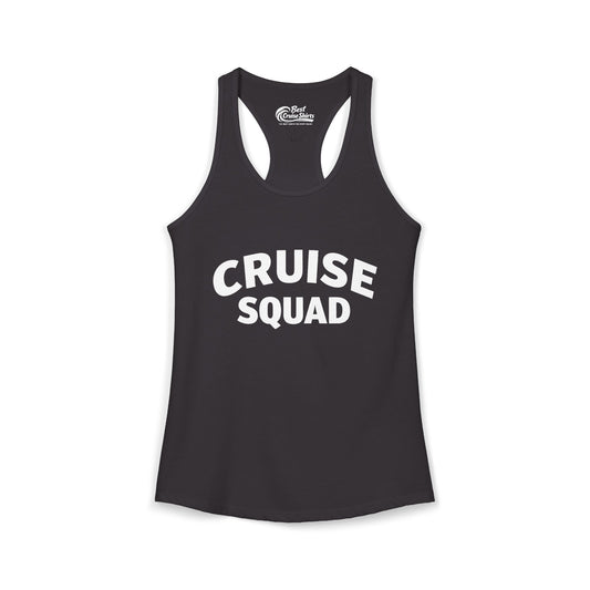 Cruise Squad Shirt - Bold Matching Group Cruise Vacation Tee Ladies Tank - Best Cruise Shirts