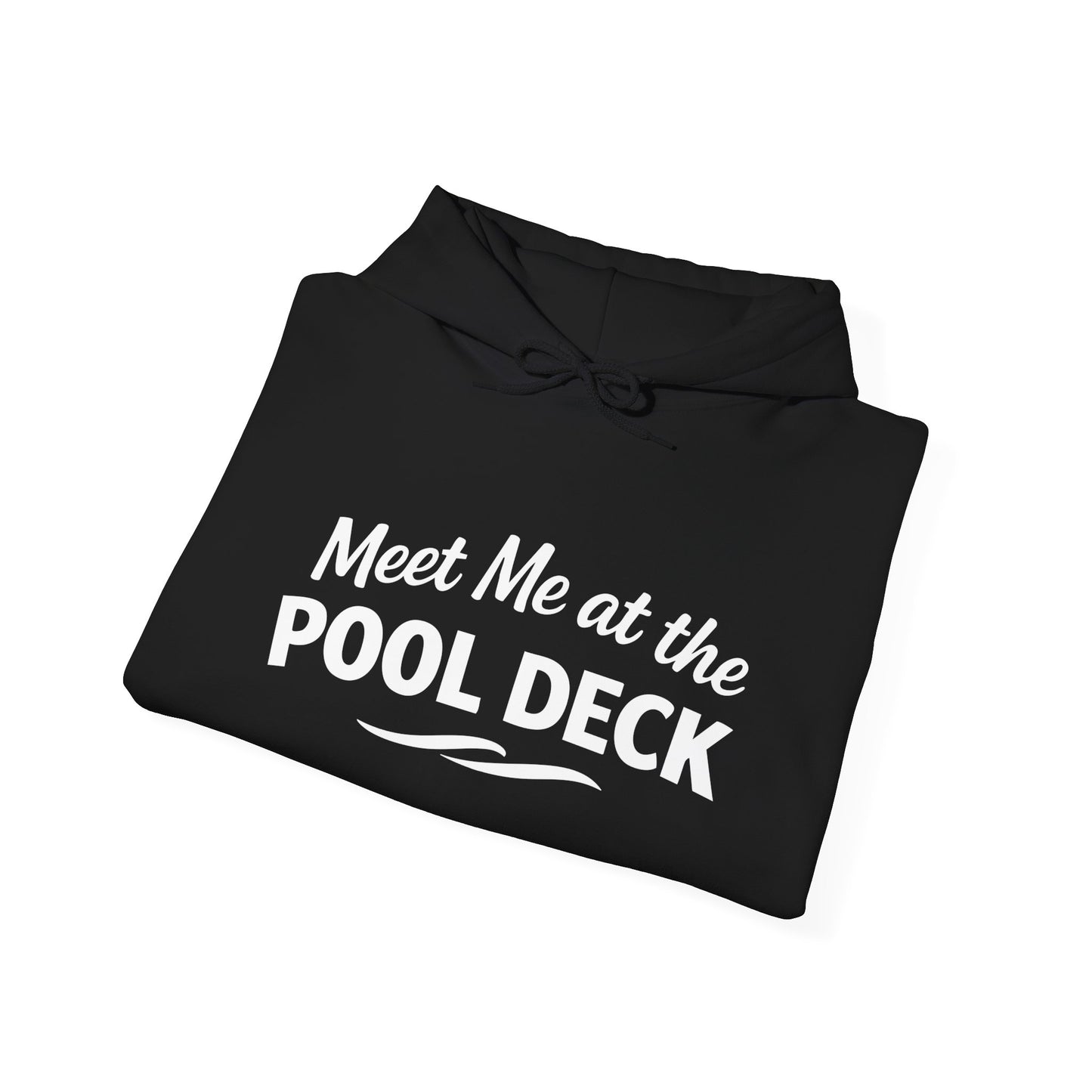 Meet Me At The Pool Deck Bold Fun Poolside Water Wave Shirt Hoodie - View 4 - Best Cruise Shirts