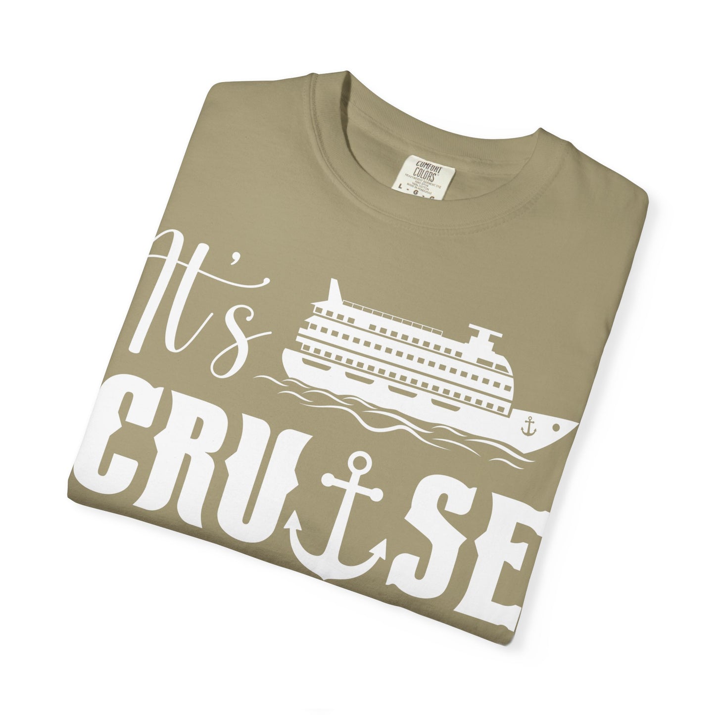 It’s Cruise Time Shirt - Nautical Ship Anchor Wheel Bold Graphic Comfort - View 15 - Best Cruise Shirts