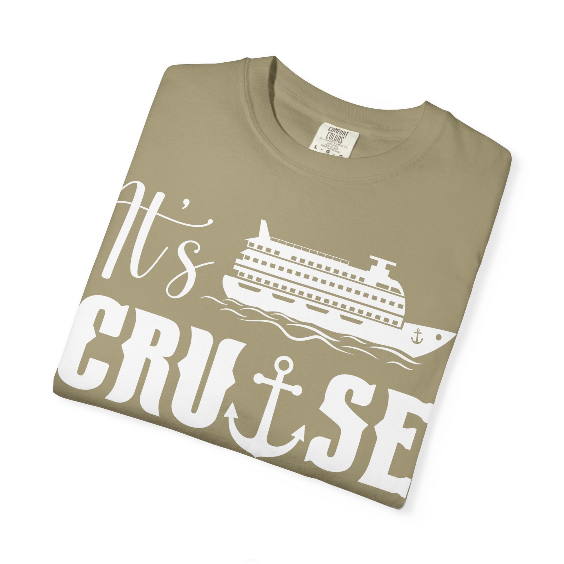 It’s Cruise Time Shirt - Nautical Ship Anchor Wheel Bold Graphic Comfort - View 15 - Best Cruise Shirts