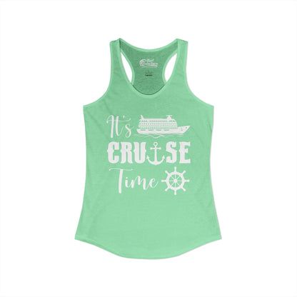 It’s Cruise Time Shirt - Nautical Ship Anchor Wheel Bold Graphic Ladies Tank - View 19 - Best Cruise Shirts