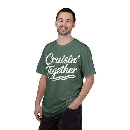 Cruisin Together Group Unity Shirt with Bold Script and Wave Design Comfort - View 24 - Best Cruise Shirts