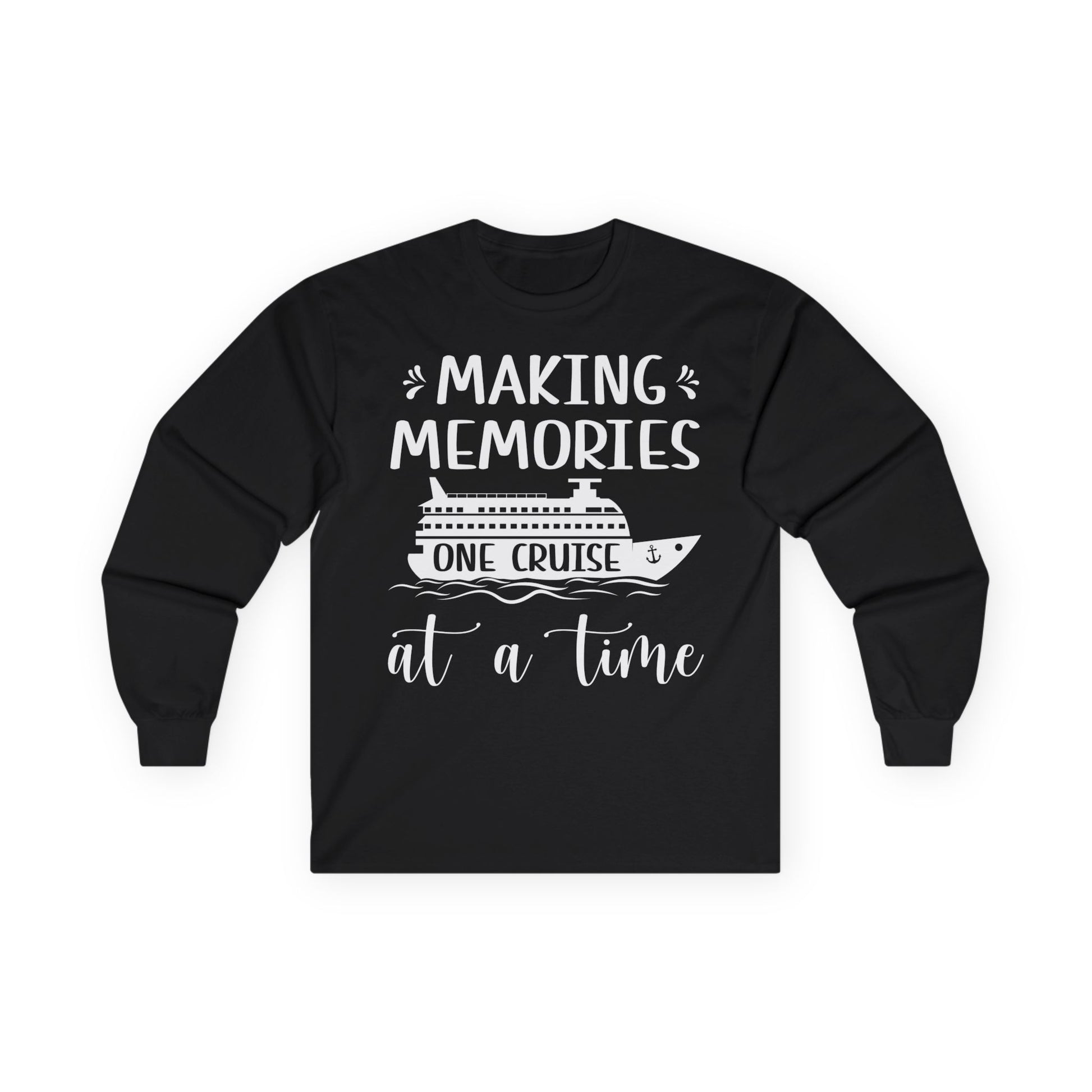 Making Memories One Cruise at a Time Nautical Family Cruise Shirt Long Sleeve - Best Cruise Shirts