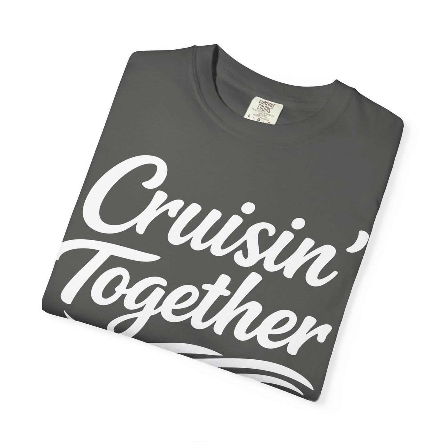 Cruisin Together Group Unity Shirt with Bold Script and Wave Design Comfort - View 20 - Best Cruise Shirts