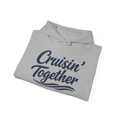 Cruisin Together Group Unity Shirt with Bold Script and Wave Design Hoodie - View 11 - Best Cruise Shirts