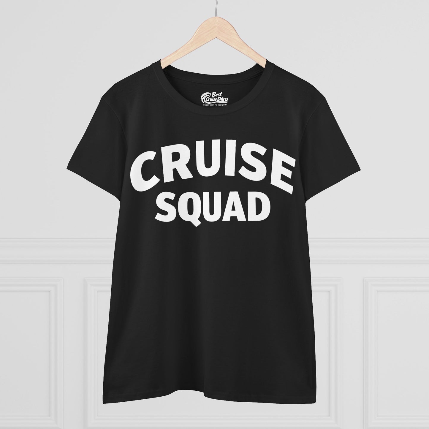 Cruise Squad Shirt - Bold Matching Group Cruise Vacation Tee Ladies Tee - View 3 - Best Cruise Shirts