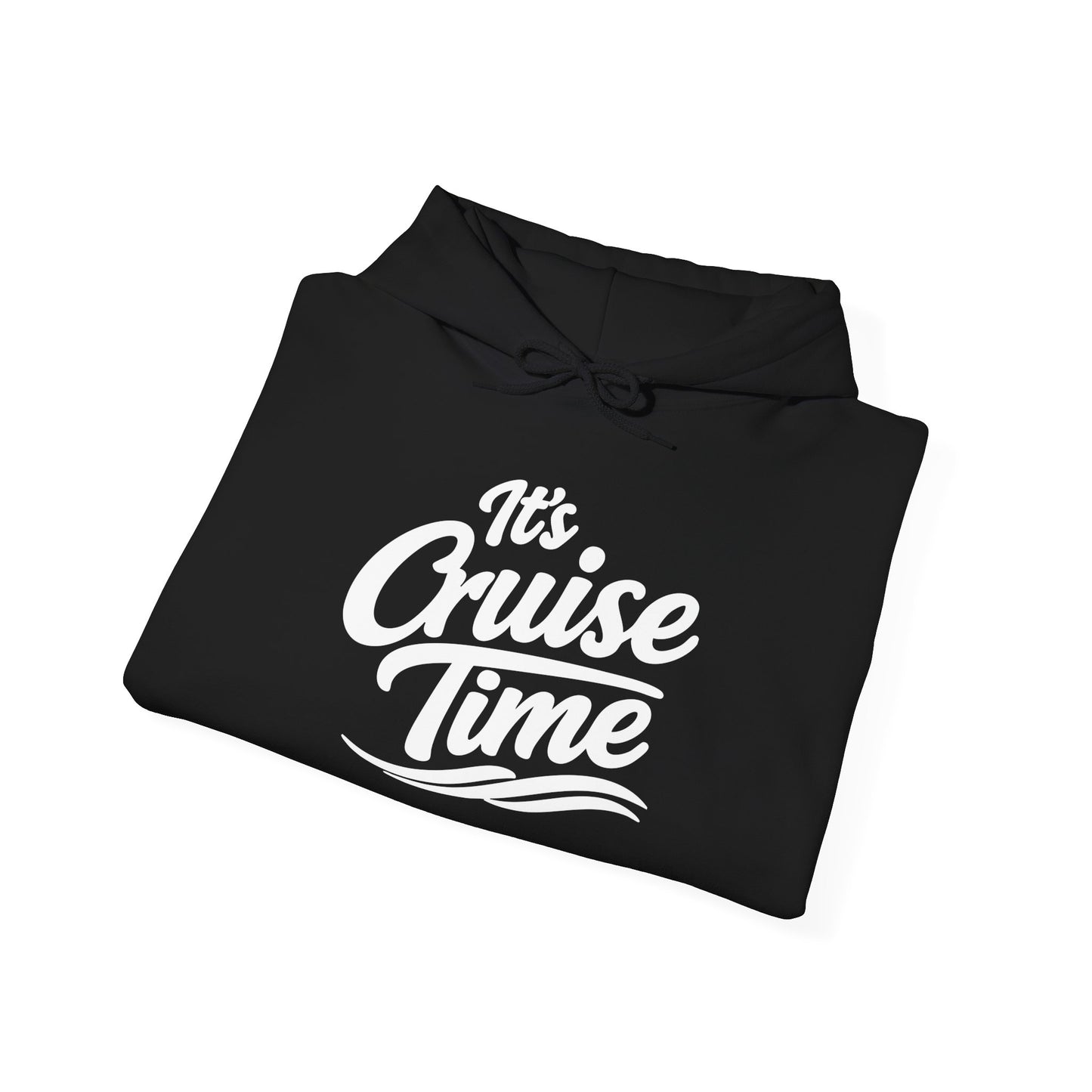 It’s Cruise Time Bold Nautical Wave Typography Cruise Shirt Hoodie - View 4 - Best Cruise Shirts