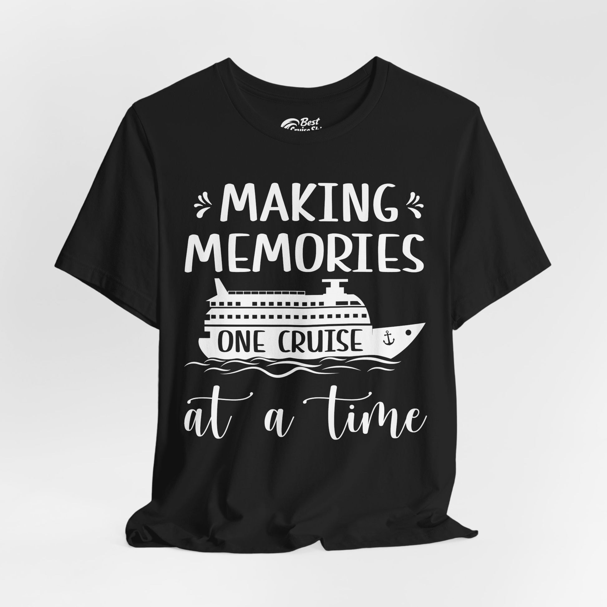 Making Memories One Cruise at a Time Nautical Family Cruise Shirt Premium Tee - View 4 - Best Cruise Shirts