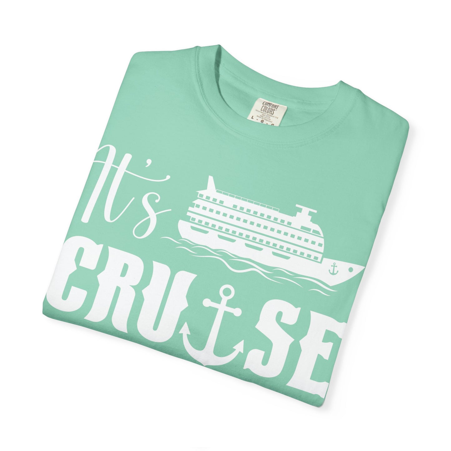 It’s Cruise Time Shirt - Nautical Ship Anchor Wheel Bold Graphic Comfort - View 18 - Best Cruise Shirts