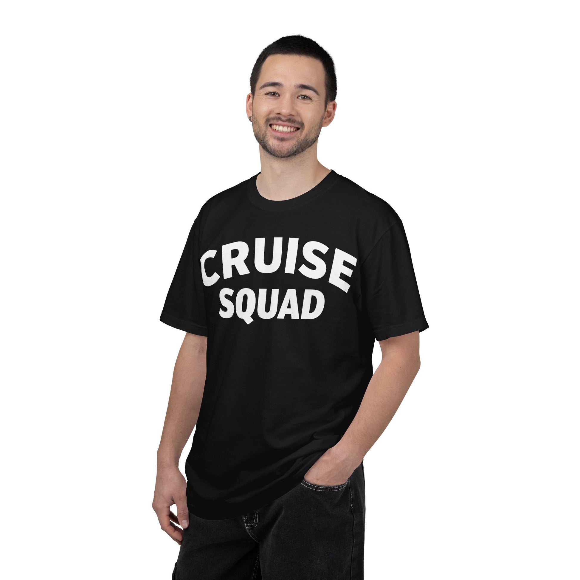 Cruise Squad Shirt - Bold Matching Group Cruise Vacation Tee Comfort - View 4 - Best Cruise Shirts