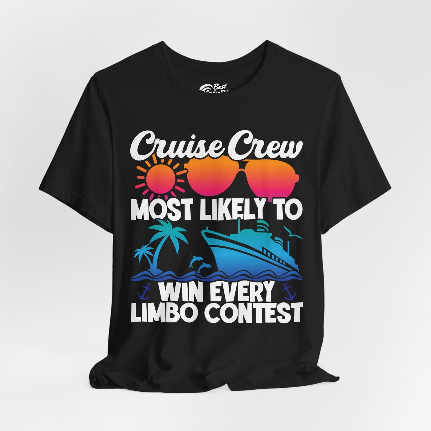 Cruise Crew Limbo Contest Funny Group Caribbean Party Shirt Premium Tee - View 4 - Best Cruise Shirts