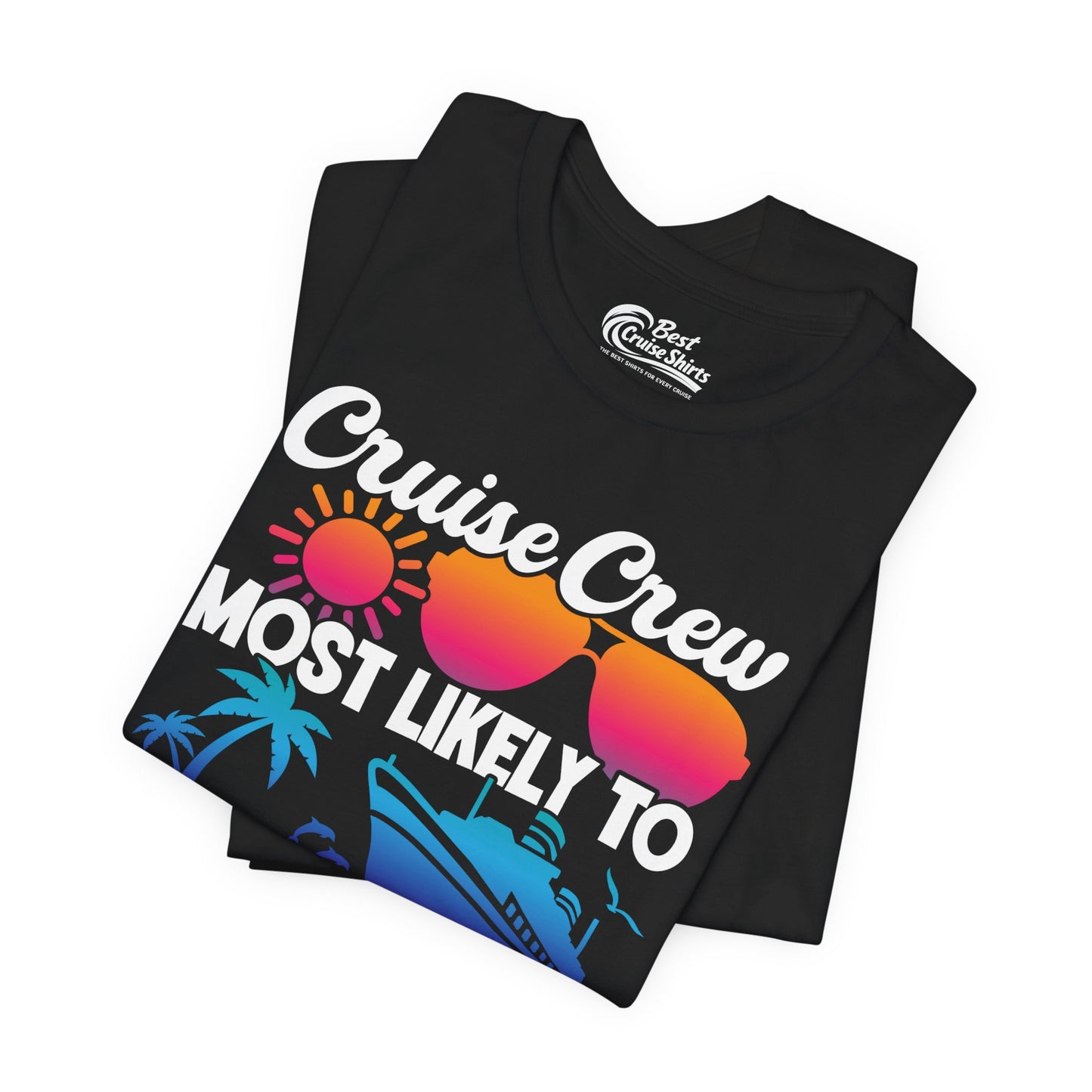 Cruise Crew Shirt - Funny Jellyfish Sunglasses Tropical Vacation Tee Premium Tee - View 3 - Best Cruise Shirts