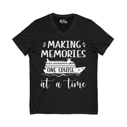 Making Memories One Cruise at a Time Nautical Family Cruise Shirt V-Neck - Best Cruise Shirts