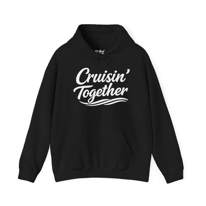 Cruisin Together Group Unity Shirt with Bold Script and Wave Design Hoodie - Best Cruise Shirts