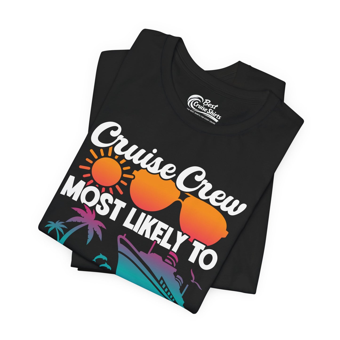 Cruise Crew Towel Animal Photo Squad Tropical Sunset Shirt Premium Tee - View 3 - Best Cruise Shirts