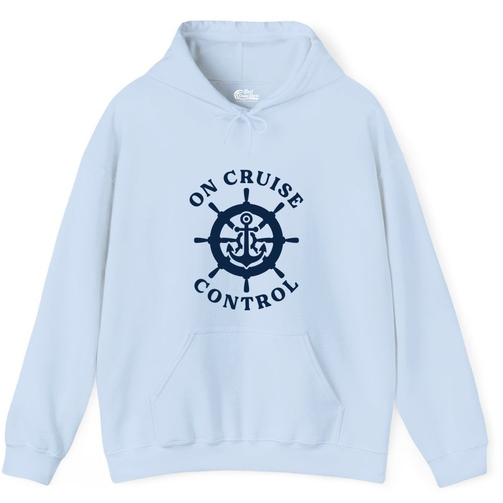 On Cruise Control Nautical Anchor Helm Wheel Cruise Shirt Hoodie - View 10 - Best Cruise Shirts