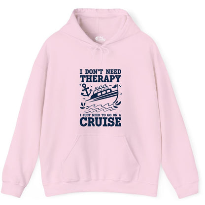 I Need a Cruise Shirt - Funny Cruise Therapy Nautical T-Shirt Design Hoodie - View 11 - Best Cruise Shirts