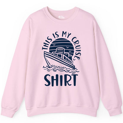 This Is My Cruise Shirt - Funny Cruise Ship Sun Ocean T-Shirt Design Sweatshirt - View 5 - Best Cruise Shirts