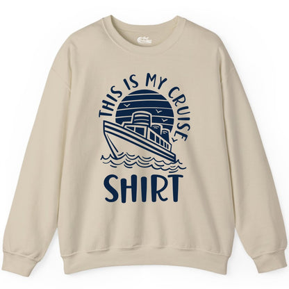 This Is My Cruise Shirt - Funny Cruise Ship Sun Ocean T-Shirt Design Sweatshirt - View 7 - Best Cruise Shirts