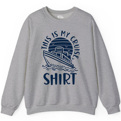 This Is My Cruise Shirt - Funny Cruise Ship Sun Ocean T-Shirt Design Sweatshirt - View 8 - Best Cruise Shirts