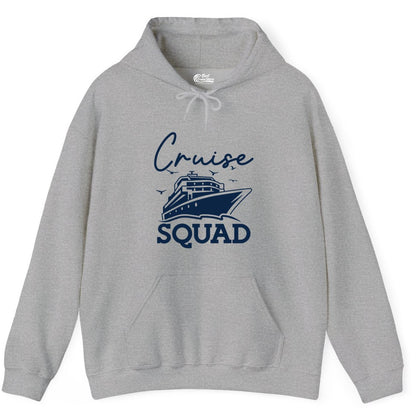 Cruise Squad Shirt - Group Cruise Shirts for Family Vacations (Hoodie) in Sport Grey - Cruise Squad Group Travel Shirt Bold Ship Family Friends Tee