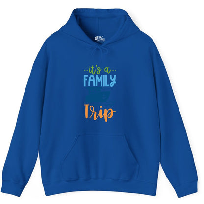 Family Cruise Shirts - Fun Matching Outfits for Family Trip Cruise (Hoodie) in Royal - Family Cruise Trip Matching Shirts - Fun Ship Illustration Design