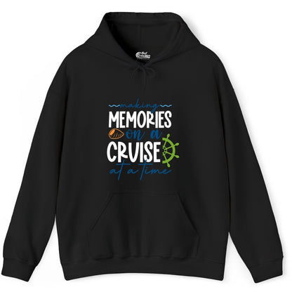 Making Memories Cruise Shirt - Nautical Cruise Vacation Apparel (Hoodie) in Black - Making Memories on a Cruise Nautical Family Vacation Shirt