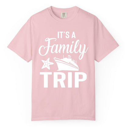 Family Cruise Shirt - Matching Family Vacation Shirts for Cruise Trips (Comfort Color) in Blossom - Family Cruise Trip Shirt - Nautical Matching Family Vacation Tee Design