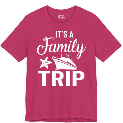 Family Cruise Shirt - Matching Family Vacation Shirts for Cruise Trips (Premium Tee) in Berry - Family Cruise Trip Shirt - Nautical Matching Family Vacation Tee Design