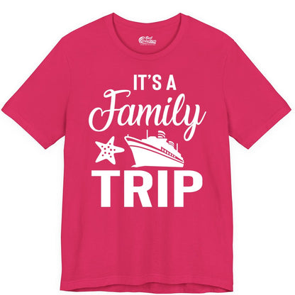 Family Cruise Shirt - Matching Family Vacation Shirts for Cruise Trips (Premium Tee) in Fuchsia - Family Cruise Trip Shirt - Nautical Matching Family Vacation Tee Design
