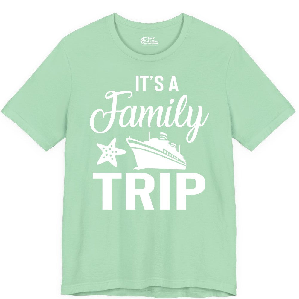 Family Cruise Shirt - Matching Family Vacation Shirts for Cruise Trips (Premium Tee) in Mint - Family Cruise Trip Shirt - Nautical Matching Family Vacation Tee Design