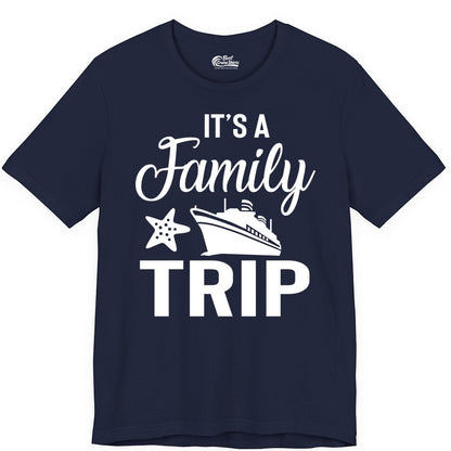 Family Cruise Shirt - Matching Family Vacation Shirts for Cruise Trips (Premium Tee) in Navy - Family Cruise Trip Shirt - Nautical Matching Family Vacation Tee Design