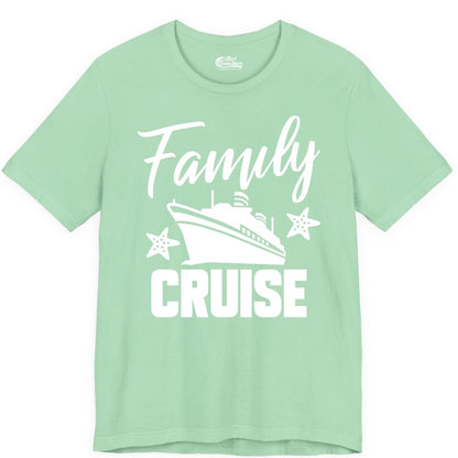 Family Cruise Shirt - Matching Cruise Vacation Apparel with Starfish (Premium Tee) in Mint - Family Cruise Shirt - Cruise Ship and Starfish Matching Family Tee