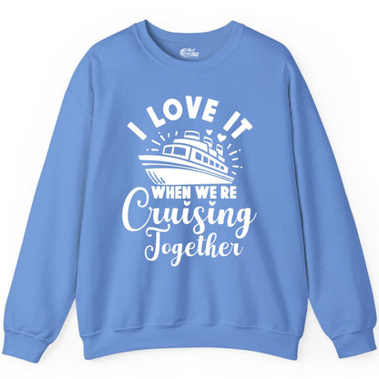 Romantic Cruise Ship Cruising Together Shirt With Hearts Design Sweatshirt - View 10 - Best Cruise Shirts