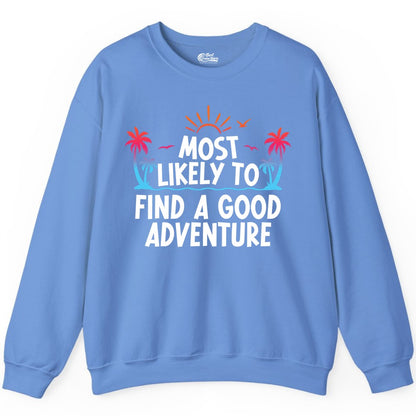 Tropical Adventure Shirt - Sunset Palm Trees Bold Motivational Design Sweatshirt - View 10 - Best Cruise Shirts