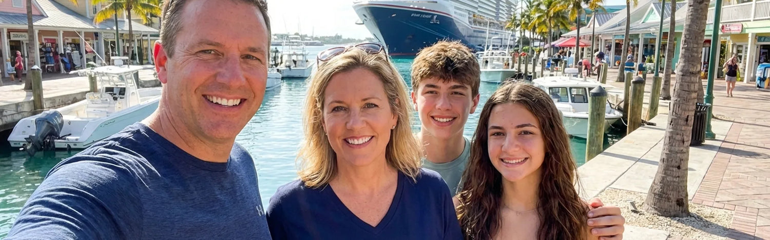 V-Neck Tee - Best Cruise Shirts collection hero banner