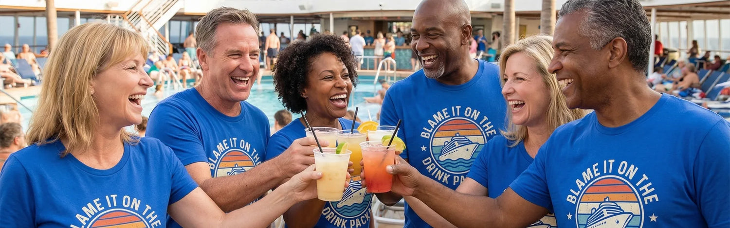 Blame It on the Drink Package Shirts - hero banner