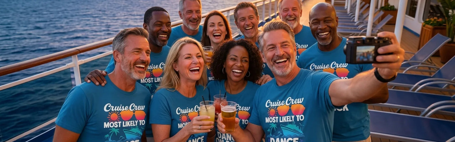 Group & Squad Shirts - Best Cruise Shirts collection hero banner