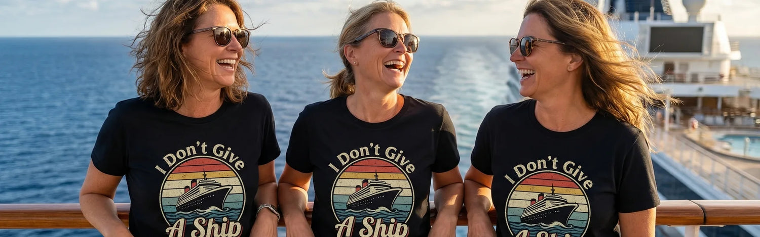 I Don't Give a Ship Shirts - hero banner