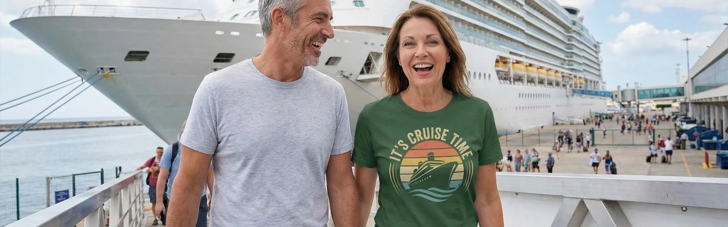 It's Cruise Time Shirts - hero banner